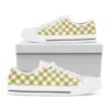 Irish Plaid Saint Patrick’s Day Print Black Low Top Shoes, St Patricks Day Low Top, St Patrick Day Sneaker