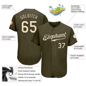 Olive Cream Black Authentic Salute To Service Baseball Jersey Custom Baseball Jersey Personalized Sport Jersey 2 yuha8f.jpg