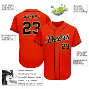 Orange Black Old Gold Authentic Baseball Jersey Custom Baseball Jersey Personalized Sport Jersey 2 f3xegn.jpg