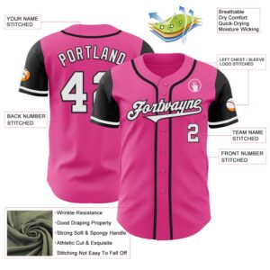 Pink White Black Authentic Two Tone Baseball Jersey Custom Baseball Jersey Personalized Sport Jersey 2 tkxxcn.jpg