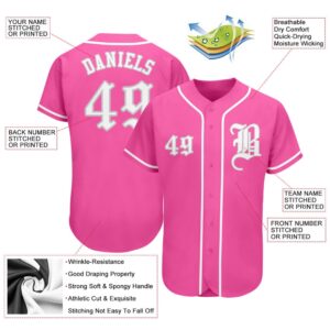 Pink White Gray Authentic Baseball Jersey Custom Baseball Jersey Personalized Sport Jersey 2 eevwyu.jpg