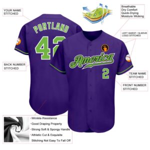Purple Neon Green White Authentic Baseball Jersey Custom Baseball Jersey Personalized Sport Jersey 2 amu6wq.jpg