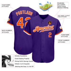 Purple Orange White Authentic Baseball Jersey Custom Baseball Jersey Personalized Sport Jersey 2 myt1d2.jpg