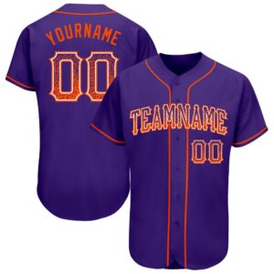 Purple Orange-White Authentic Drift Fashion Baseball Jersey,&hellip;