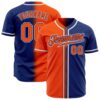 Royal Orange-White Baseball Jersey, Custom Baseball Jersey, Personalized Sport Jersey