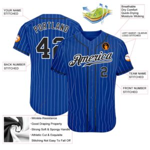 Royal White Pinstripe Black White Authentic Baseball Jersey Custom Baseball Jersey Personalized Sport Jersey 2 uflrsm.jpg