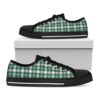 Saint Patrick’s Day Stewart Plaid Print White Low Top Shoes, St Patricks Day Low Top, St Patrick Day Sneaker