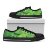 Saint Patrick’s Day Tartan Print White Low Top Shoes, St Patricks Day Low Top, St Patrick Day Sneaker