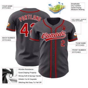 Steel Gray Red White Authentic Baseball Jersey Custom Baseball Jersey Personalized Sport Jersey 2 ikfrur.jpg