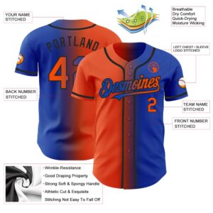 Thunder Blue Orange Black Authentic Gradient Fashion Baseball Jersey Custom Baseball Jersey Personalized Sport Jersey 2 ybmqix.jpg