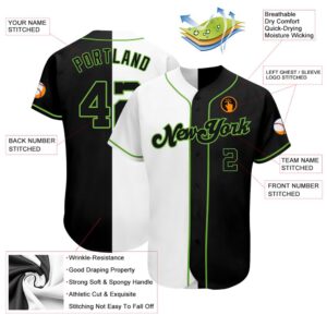 White Black Neon Green Authentic Split Fashion Baseball Jersey Custom Baseball Jersey Personalized Sport Jersey 2 emr3wh.jpg