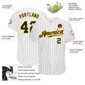 White Black Pinstripe Black Gold Authentic Baseball Jersey Custom Baseball Jersey Personalized Sport Jersey 2 p8wjqj.jpg