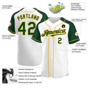 White Green Gold Authentic Raglan Sleeves Baseball Jersey Custom Baseball Jersey Personalized Sport Jersey 2 sin4i9.jpg