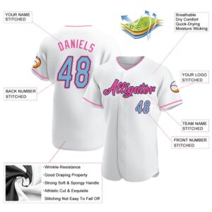 White Light Blue Pink Authentic Baseball Jersey Custom Baseball Jersey Personalized Sport Jersey 2 zg8tv7.jpg
