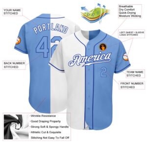 White Light Blue Royal Authentic Split Fashion Baseball Jersey Custom Baseball Jersey Personalized Sport Jersey 2 p7lq3c.jpg