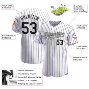 White Purple Pinstripe Black Gray Authentic Baseball Jersey Custom Baseball Jersey Personalized Sport Jersey 2 nl74cu.jpg