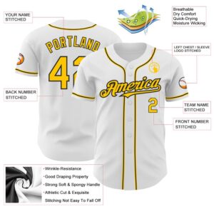 White Yellow Black Authentic Baseball Jersey Custom Baseball Jersey Personalized Sport Jersey 2 obbd9c.jpg