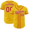 Yellow Black-Orange Authentic Fade Fashion Baseball Jersey, Custom Baseball Jersey, Personalized Sport Jersey