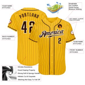 Yellow Brown Pinstripe Brown White Authentic Baseball Jersey Custom Baseball Jersey Personalized Sport Jersey 2 kpg83m.jpg