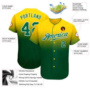 Yellow Kelly Green White Authentic Fade Fashion Baseball Jersey Custom Baseball Jersey Personalized Sport Jersey 2 c4yr6g.jpg