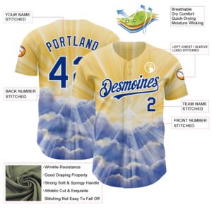 Yellow Royal White 3D Pattern Design Religion Jesus Christ Authentic Baseball Jersey Custom Baseball Jersey Personalized Sport Jersey 2 h3hab4.jpg