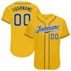 Yellow Royal 3D Pattern Design Sun Beach Hawaii Palm Trees Authentic Baseball Jersey, Custom Baseball Jersey, Personalized Sport Jersey
