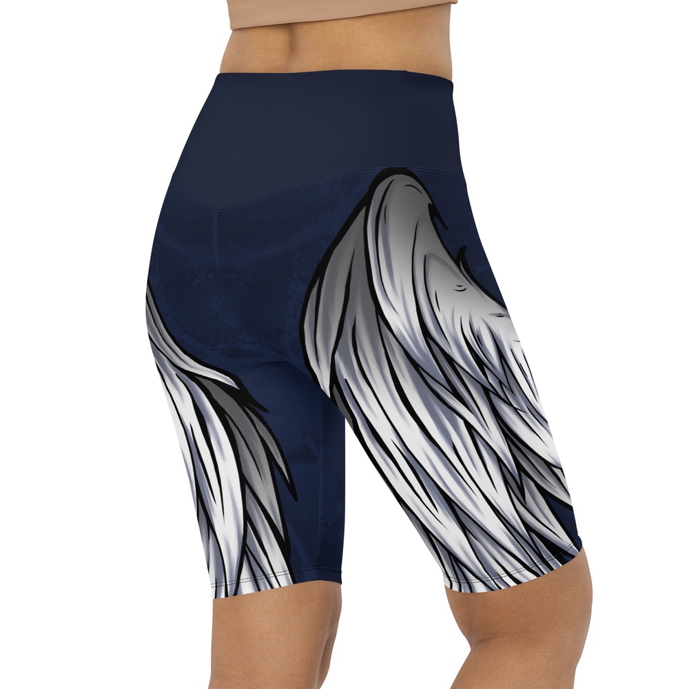 Angel Wings Biker Shorts, Biker Shorts For Mom, Shorts Mother’s Day, Mother Day Gift
