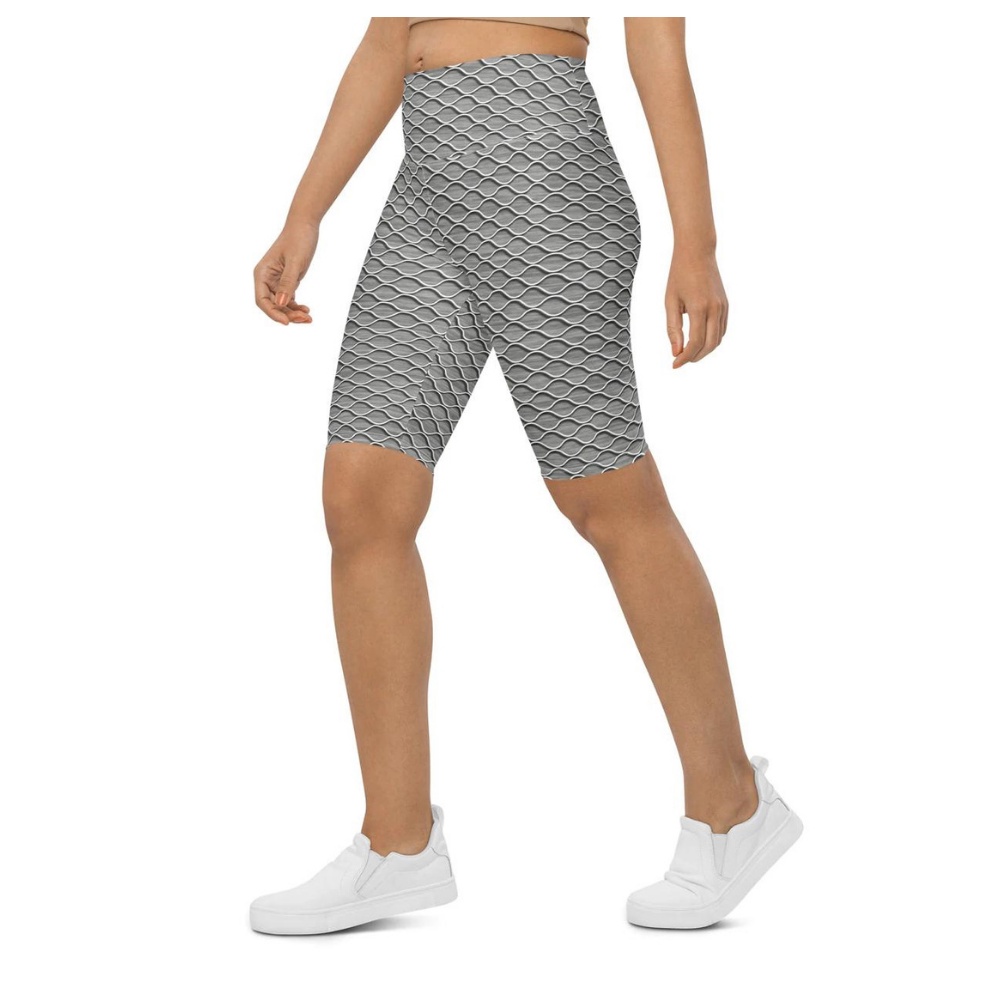 Anti Cellulite Pattern Biker Shorts, Biker Shorts For Mom, Shorts Mother’s Day, Mother Day Gift