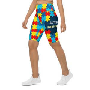 Autism Awareness Biker Shorts, Biker Shorts For&hellip;