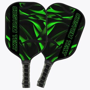 Black And Green Custom Pickleball Paddles For&hellip;