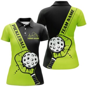 Black And Green Custom Pickleball Team Shirts&hellip;