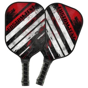 Black And Red Custom Pickleball Paddle For&hellip;