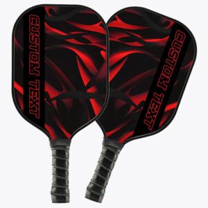 Black And Red Custom Pickleball Paddles For&hellip;