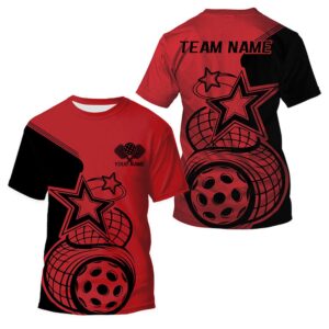 Black And Red Custom Pickleball Star Pickleball&hellip;