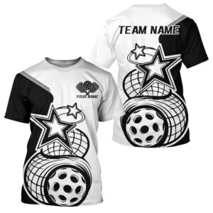 Black And White Custom Pickleball Star Pickleball&hellip;