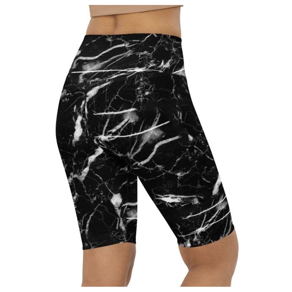 Black Marble Biker Shorts, Biker Shorts For Mom, Shorts Mother’s Day, Mother Day Gift