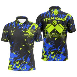 Blue And Green Custom Pickleball Team Shirts&hellip;