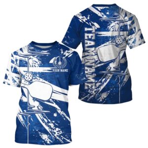 Blue And White Pickleball Heartbeat Pulse Line&hellip;