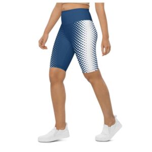 Blue Optical Illusion Biker Shorts, Biker Shorts&hellip;