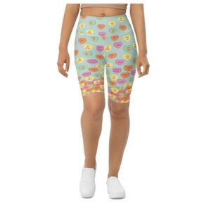 Candy Hearts Biker Shorts, Biker Shorts For&hellip;