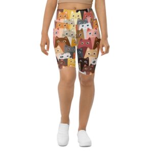 Cartoon Cats Biker Shorts, Biker Shorts For&hellip;