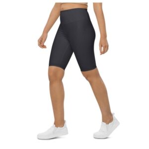 Charcoal Black Biker Shorts, Biker Shorts For&hellip;
