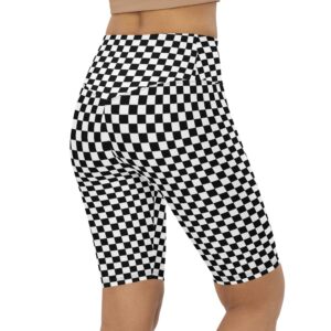 Checkered Biker Shorts, Biker Shorts For Mom,&hellip;