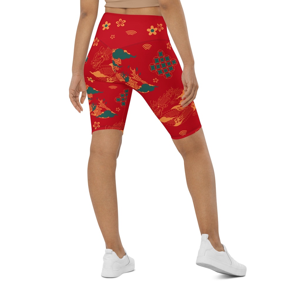 Chinese Dragon Biker Shorts, Biker Shorts For Mom, Shorts Mother’s Day, Mother Day Gift