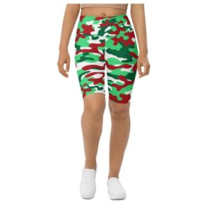 Christmas Camo Biker Shorts, Biker Shorts For&hellip;