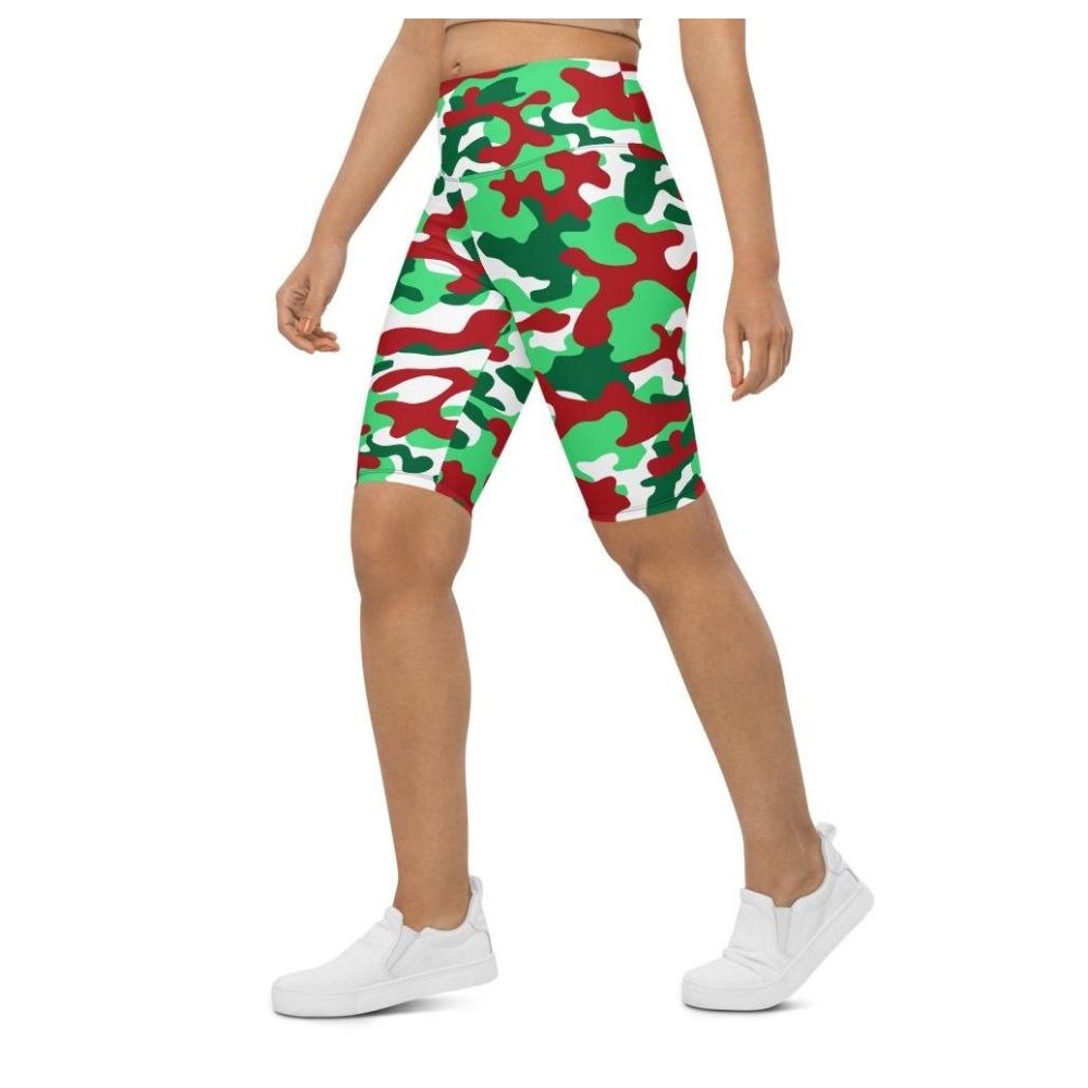 Christmas Camo Biker Shorts, Biker Shorts For Mom, Shorts Mother’s Day, Mother Day Gift