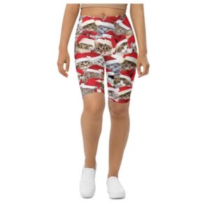 Christmas Cat Biker Shorts, Biker Shorts For&hellip;