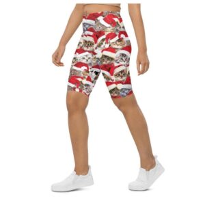 Christmas Cat Biker Shorts, Biker Shorts For&hellip;