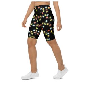 Christmas Lights Biker Shorts, Biker Shorts For&hellip;