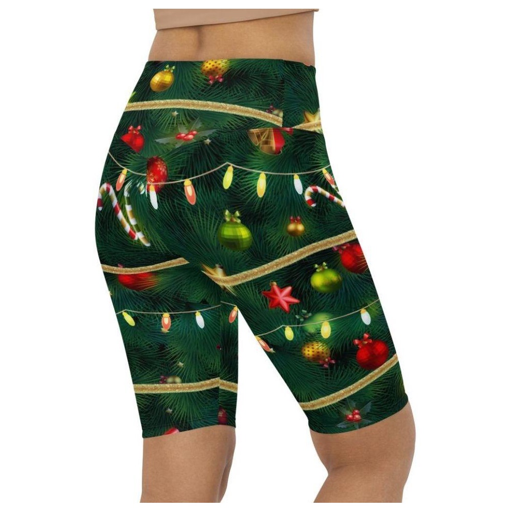 Christmas Tree Biker Shorts, Biker Shorts For Mom, Shorts Mother’s Day, Mother Day Gift